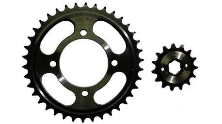 KIT ENGRANE ACERO #1045 MOTOKING 428-38T/15T 125Z