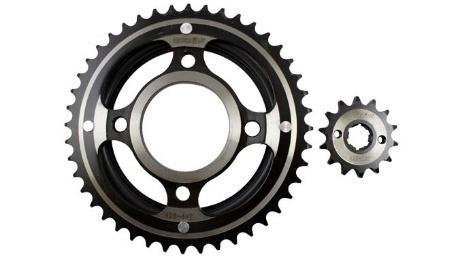 KIT ENGRANE ACERO #1045 MOTOKING 520-39T/14T
