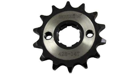 ENGRANE TRACCION DEL ACERO #1045 14T XTZ125
