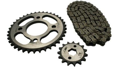 KIT ENGRANE C/CADENA ITALIKA FT125 38T/15T