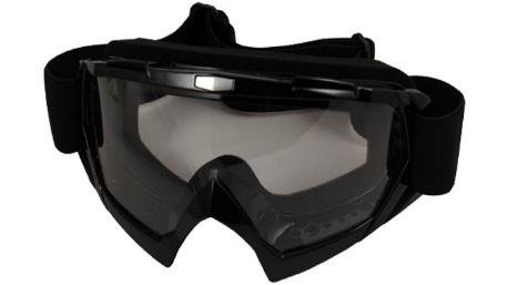 GOOGLES P/MOTO DEPORTIVO NEGRO BRILLO