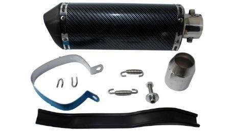 SILENCIADOR TUBO ESCAPE COLA UNIVERSAL P/MOTO