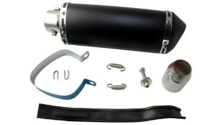 SILENCIADOR TUBO ESCAPE COLA UNIVERSAL P/MOTO