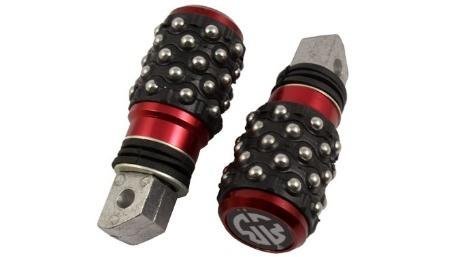 POSAPIE JGO TRASERO ALUMINIO LEOPARDO PLATA
