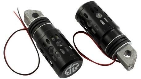 POSAPIE JGO ALUMINIO C/LUZ NEGRO