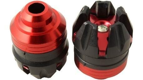 PROTECTOR SLIDER P/MOTO ROJO