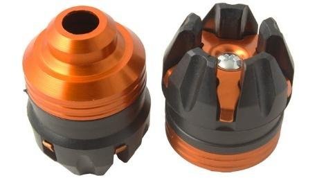 PROTECTOR SLIDER P/MOTO NARANJA