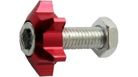 TORNILLO DECO. ALUMINIO COLORES ESTRELLA M6 ROJO