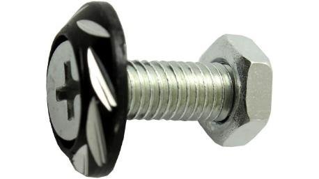 TORNILLO DECO. ALUMINIO CONICO M6 NEGRO JGO/4PZ