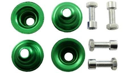 TORNILLO DECO. ALUMINIO CONICO M6 VERDE JGO/4PZ