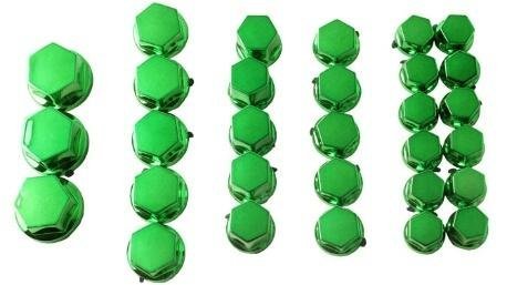 TUERCA COLUMNA SET 30PZ UNIV VERDE DECORATIVA