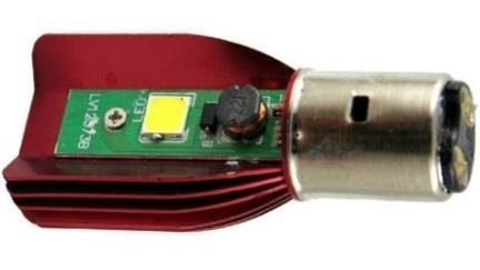 FOCO LED ROJO 18W BA20D DC10-95V