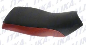 ASIENTO MOTO NEGRO Y ROJO ATV150-II CON REFL.