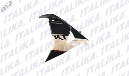 CUBIERTA LATERAL IZQ NEGRO BLANCO RT250 16-20