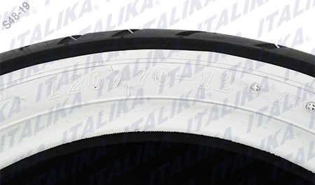 LLANTA CARA BLANCA 120/70-12 (TL) VITALIA150J