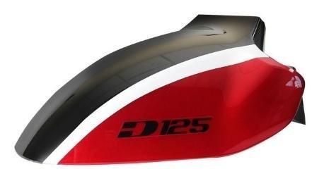 SALPICADERA DEL NEGRO ROJO D125