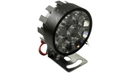 FARO MOTO MINI PZA 9 HYPERLED,ESTROBO NEGRO