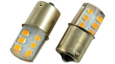 FOCO DIRECCIONAL JGO 12LED ESTROBO IR098 LUZ AMAR.
