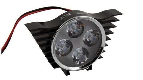 FARO AUX. HYPERLED NEGRO IR-0900 8-80V 4W 200LM