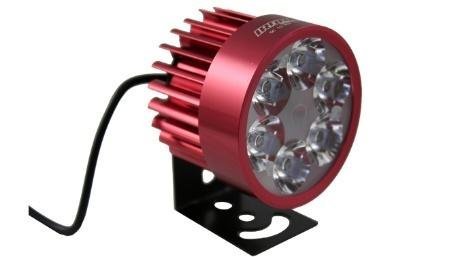 FARO AUX LEDS P/MOTO IR1571 8-80V 6W ROJO