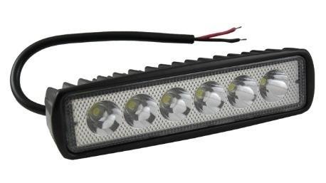 FARO AUX HIPERLED P/MOTO LUZ BLANCA 9-32V 18W