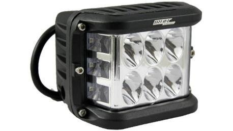 FARO HYPER-LED IR-Z06 C/ALARMA AZUL 12-80V 20W