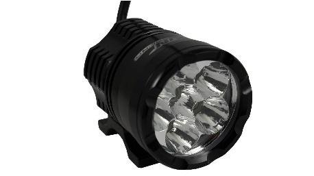 FARO AUX. HYPERLED 60W 8000K 6000LM NEGRO
