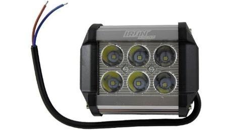 FARO AUX HIPERLED IR-1810 8-80V 18W 1200LM PLATA
