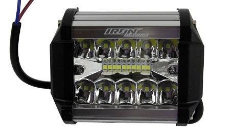 FARO AUX. HYPERLED 60W 7000K 4000LM PLATA
