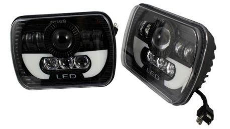 FARO JGO 7" DEL. CUADRADO LED ANGEL LUPA 6800*2LM