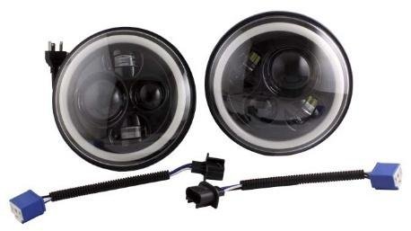 FARO JGO 7" DEL. REDONDO LED OJO ANGEL LUPA C0101