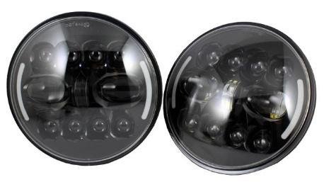FARO JGO 7" DEL. REDONDO LED OJO ANGEL BLX-C2902