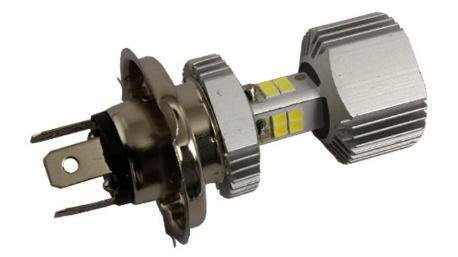 FOCO LED ALUMINIO P/MOTOCICLETA PREMIUM IR0701 H4