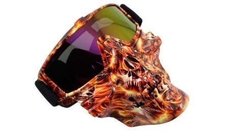 GOOGLES P/MOTO DIABLO ARMADO IR-800/189 LENTE ROJO