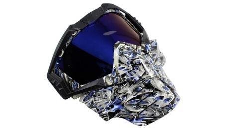 GOOGLES P/MOTO DIABLO ARMADO IR-840/113 LENTE AZUL
