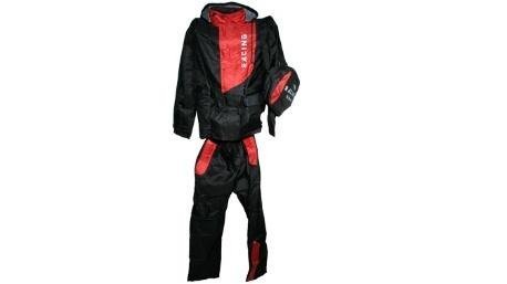 IMPERMEABLE C/PANTALON RACING (2PZ) ROJO TALLA M
