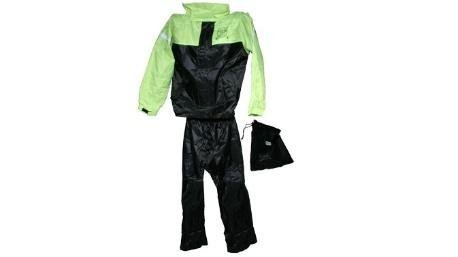 IMPERMEABLE C/PANTALON RACING (2PZ) VERDE TALLA EG