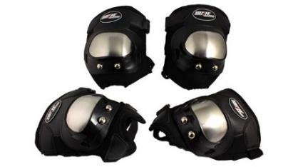 SET RODILLRAS Y CODERAS P/MOTOCICLISTA IR072 ACERO