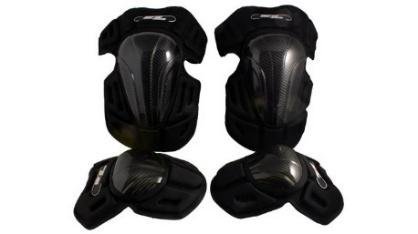 SET RODILLRAS Y CODERAS P/MOTOCICLISTA IR092 FIBRA