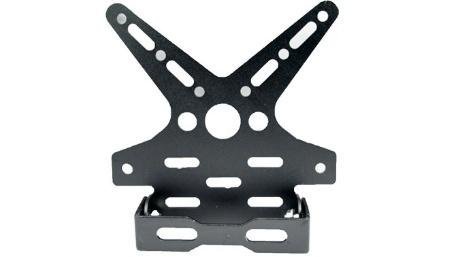 PORTAPLACA ALUMINIO DECORATIVO NEGRO