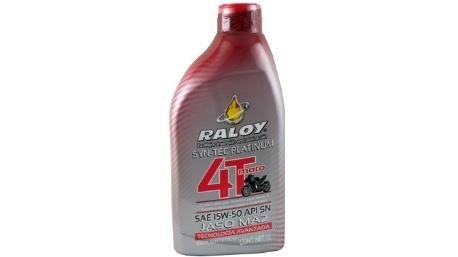 ACEITE RALOY SINTETICO PLATINUM MOTO 4T 15W50 1L