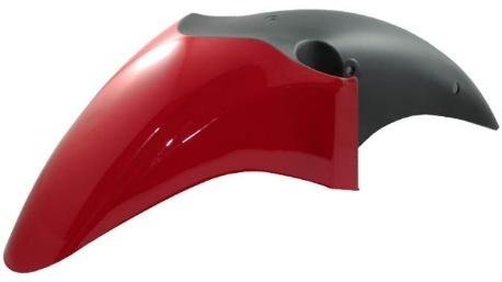 SALPICADERA DEL. ITALIKA 150Z NEGRO ROJO