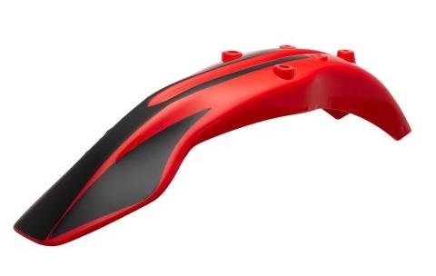 SALPICADERA DEL. ROJO/NEGRO ITALIKA DM150