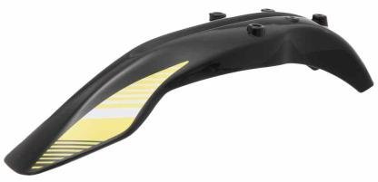 SALPICADERA DEL. NEGRO AMARILLO DM150 17-19