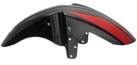 SALPICADERA DEL. NEGRO ROJO DT200SPORT 17-20