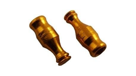 TAPON VALVULA AIRE ALUMINIO DADO NEGRO JGO/2PZ