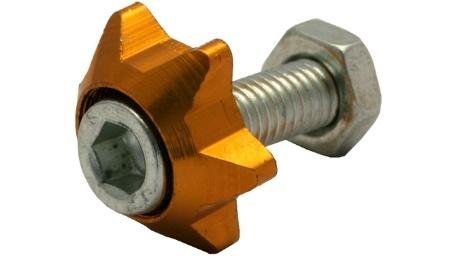 TORNILLO DECO. ALUMINIO COLORES ESTRELLA M6 DORADO