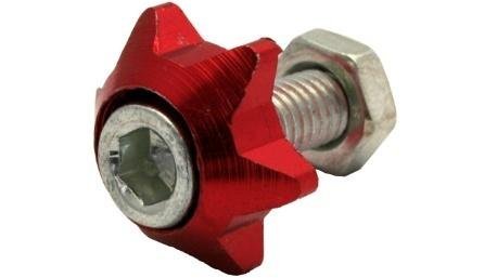 TORNILLO DECO. ALUMINIO COLORES ESTRELLA M6 ROJO