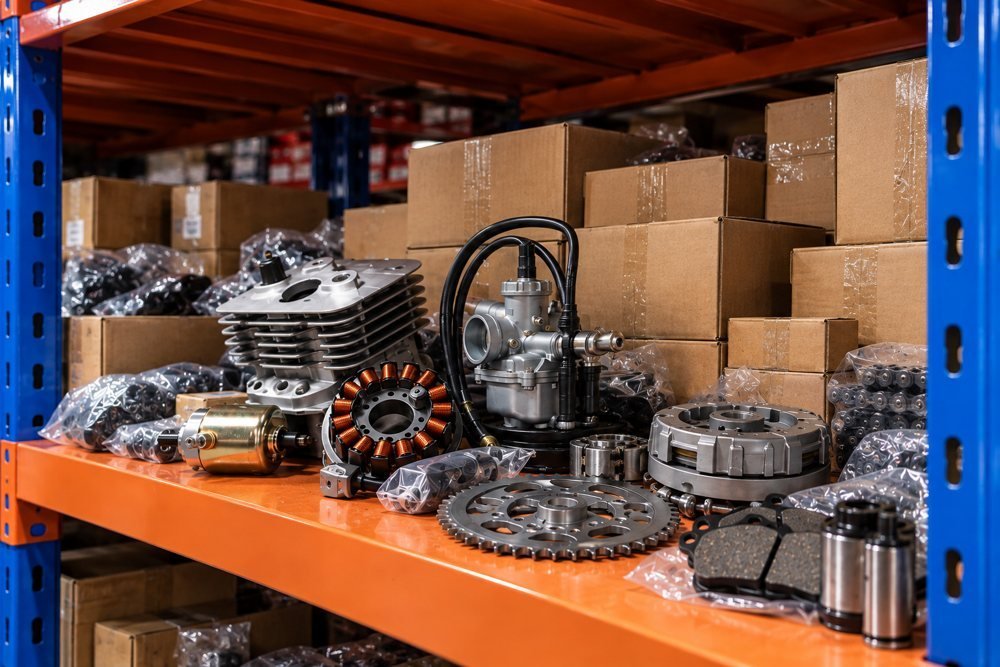 Refacciones y accesorios para motocicleta