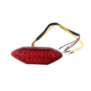 Calavera 12V para AUXILIAR LED MICA ROJA UNIVERSAL